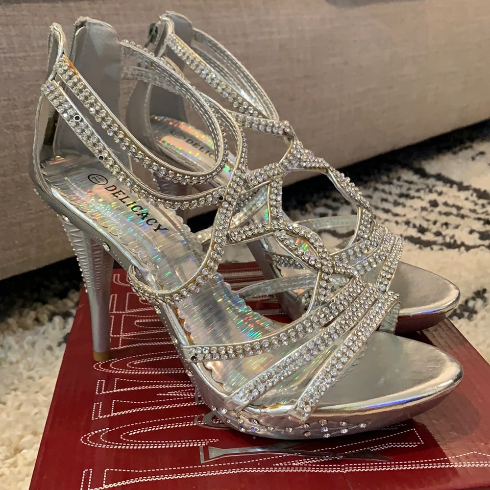 Sparkly Heels, Size 7.5